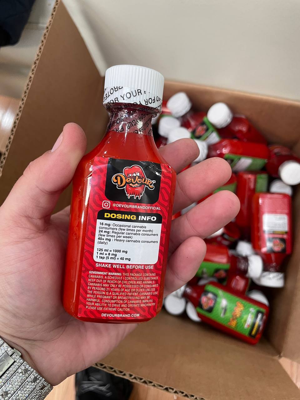 BUY DEVOUR THC SYRUP ONLINE 1000MG THC